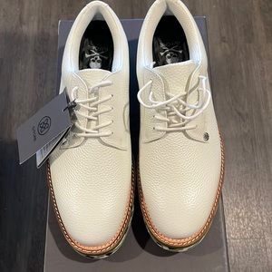 White G/FORE Golf ⛳️ shoe with camouflage stripe